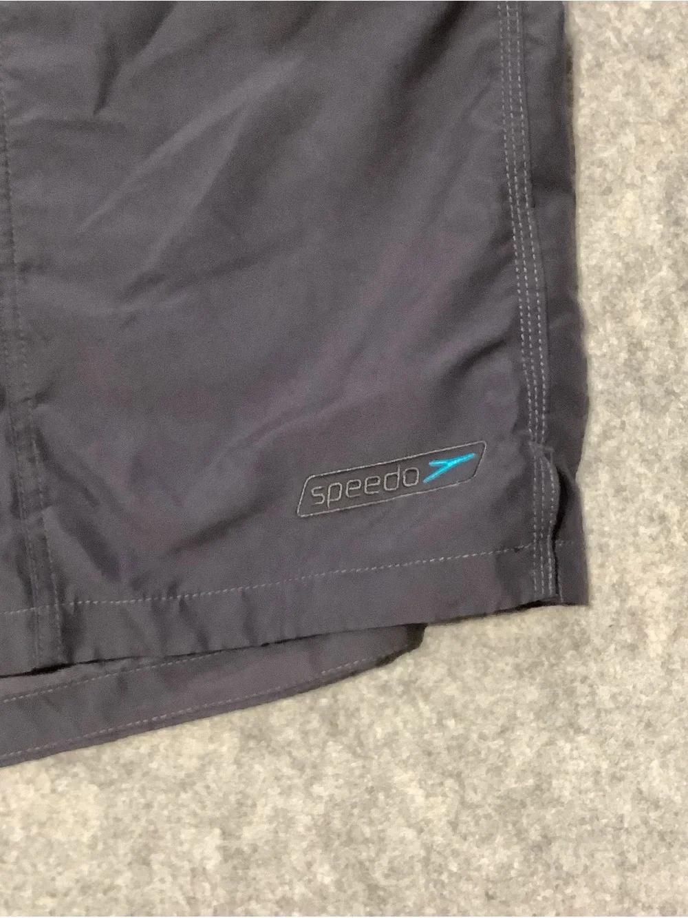 Speedo Black with Teal Swim Trunks XL